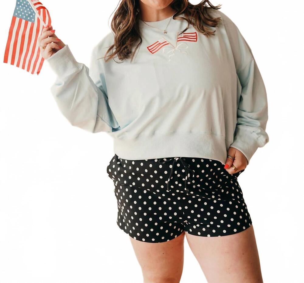 NEW ODDI flag crewneck sweater in grey